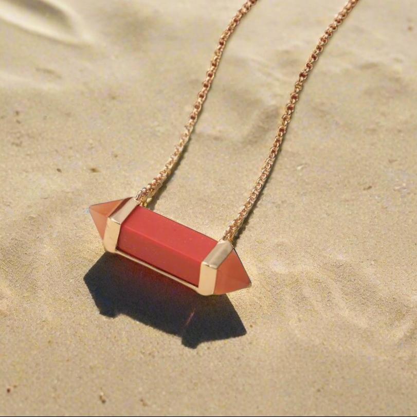 Roostick Les Berlingots De Pink Necklace