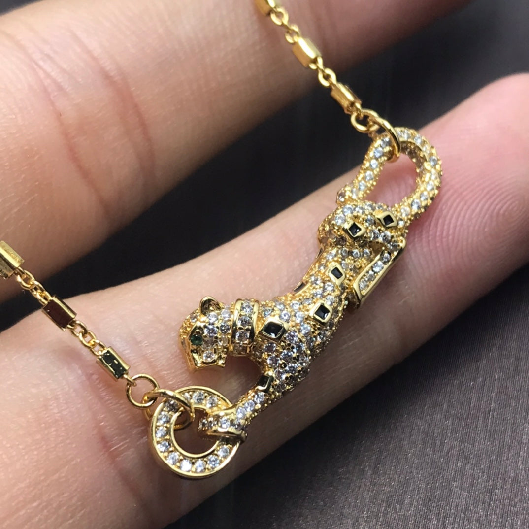 Roostick Panthère De Diamond Necklace