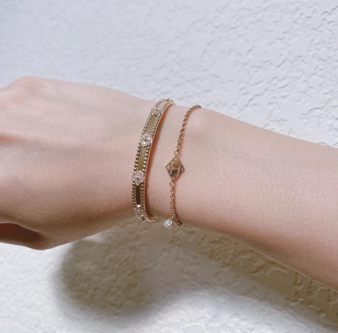 Roostick Perlée Sweet Clovers Small Bracelet