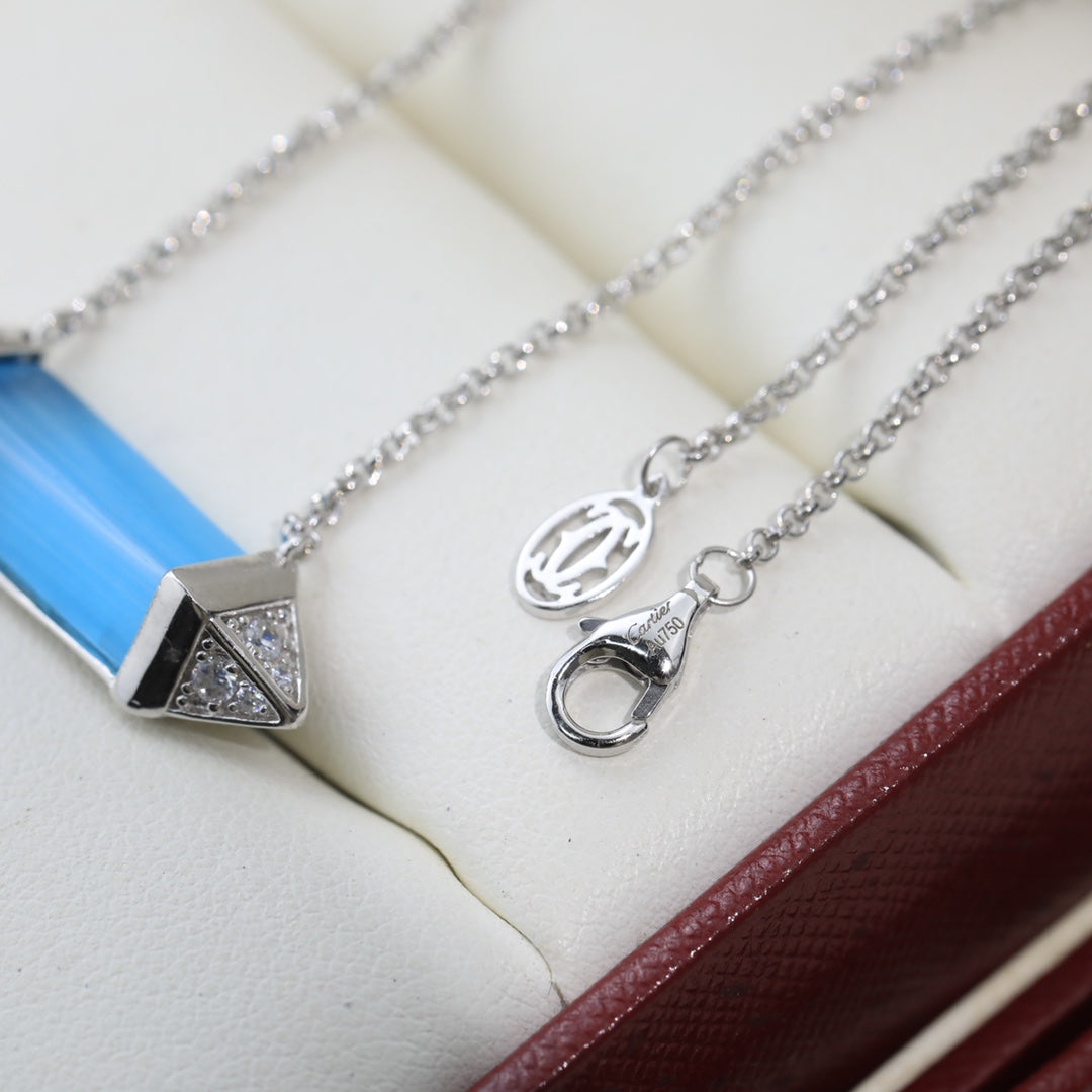 Roostick Les Berlingots De Blue Necklace