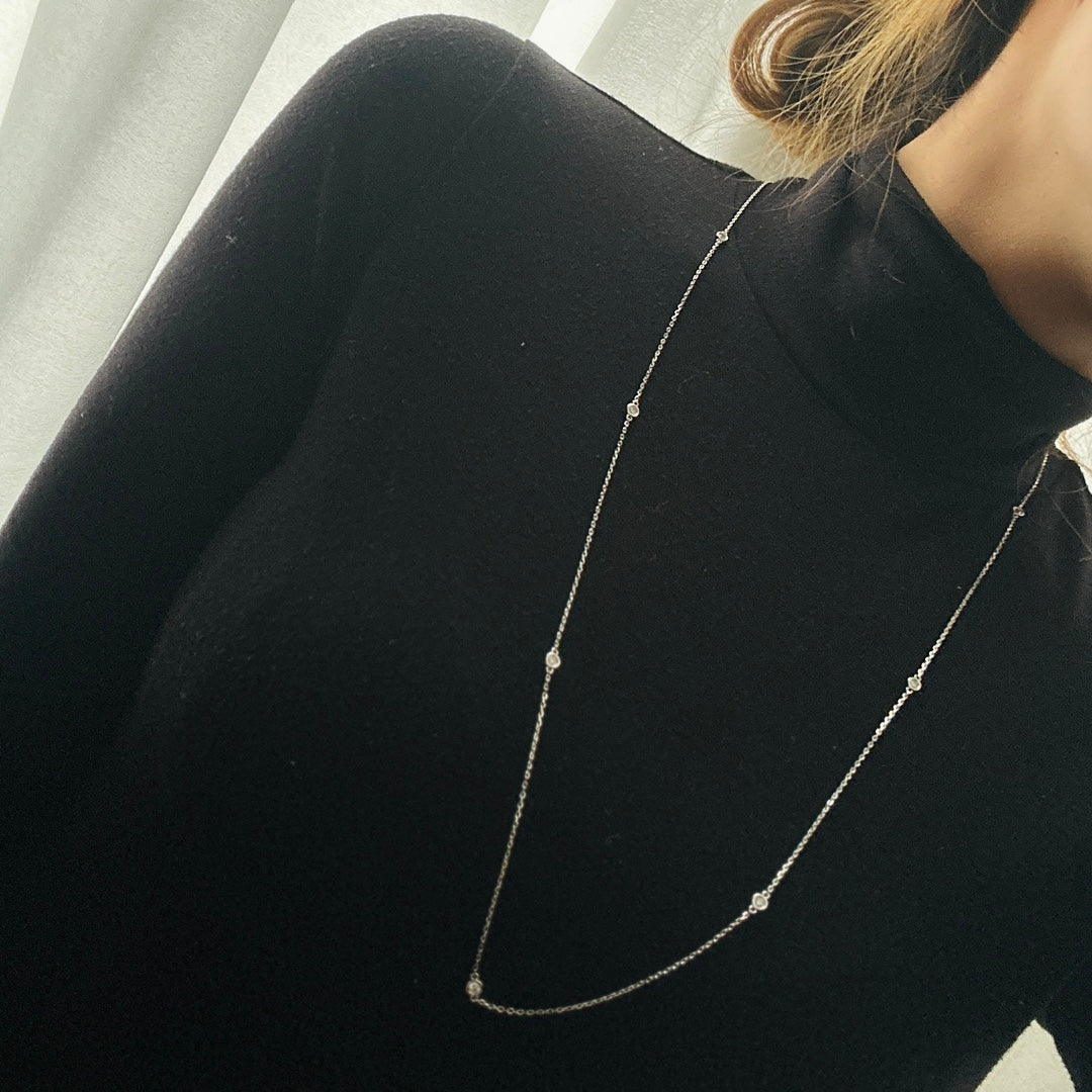 Roostick Elsa Peretti Diamonds By The Yard Necklace