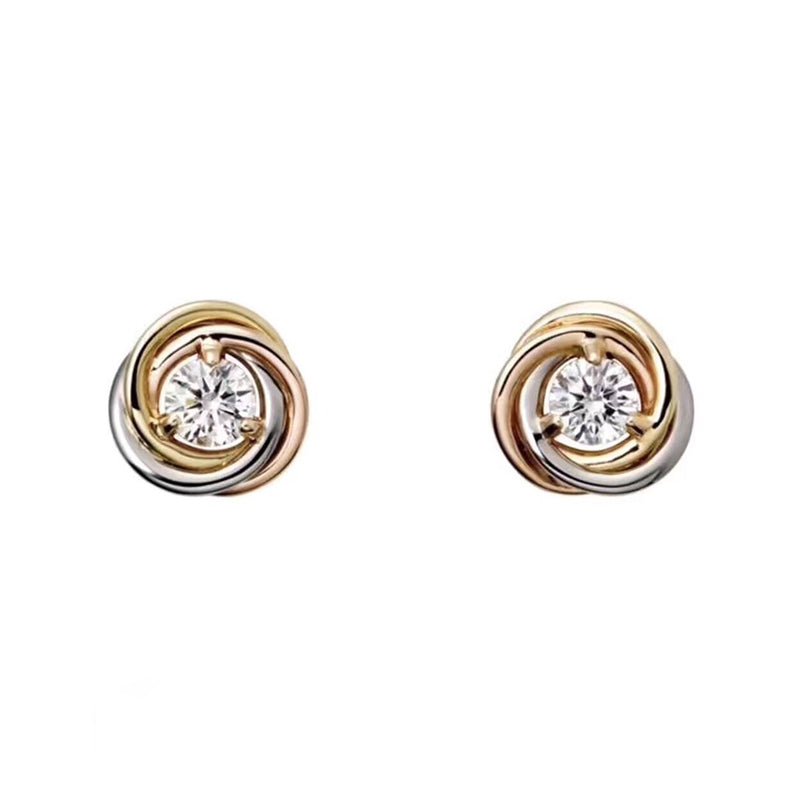 Roostick Trinity Diamond Earrings