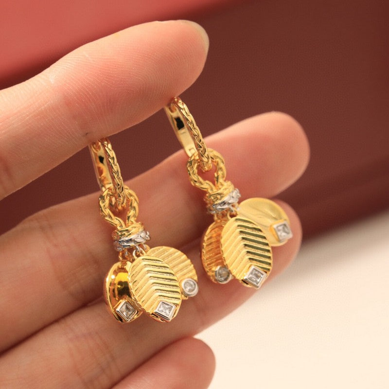Roostick Grain De Café Earrings