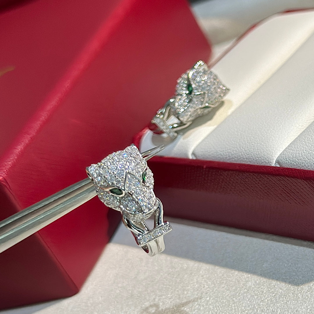 Roostick Panthère De Diamond Earrings