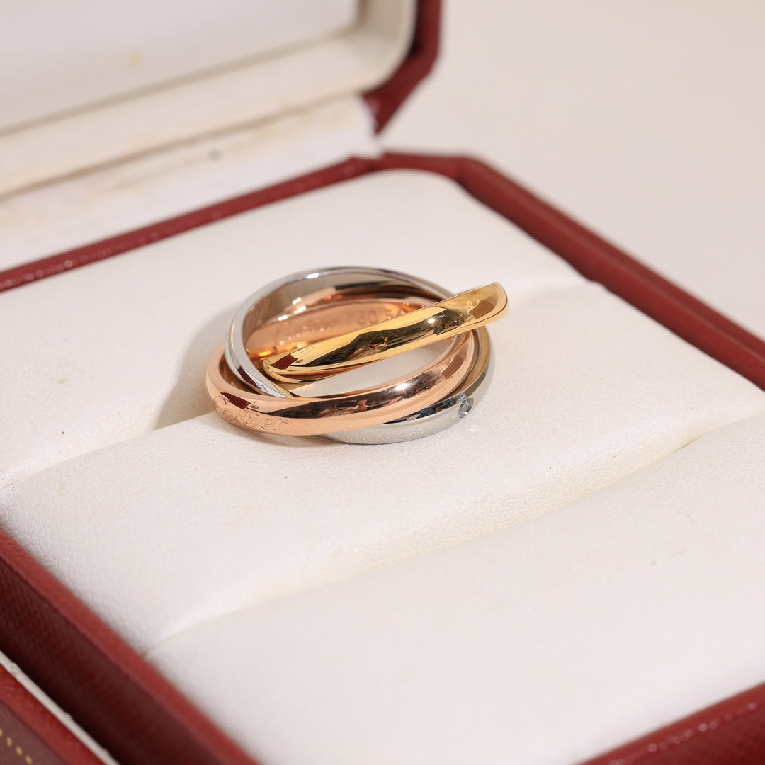 Roostick Trinity Classic Five Diamonds Ring