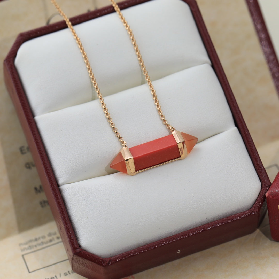 Roostick Les Berlingots De Pink Necklace