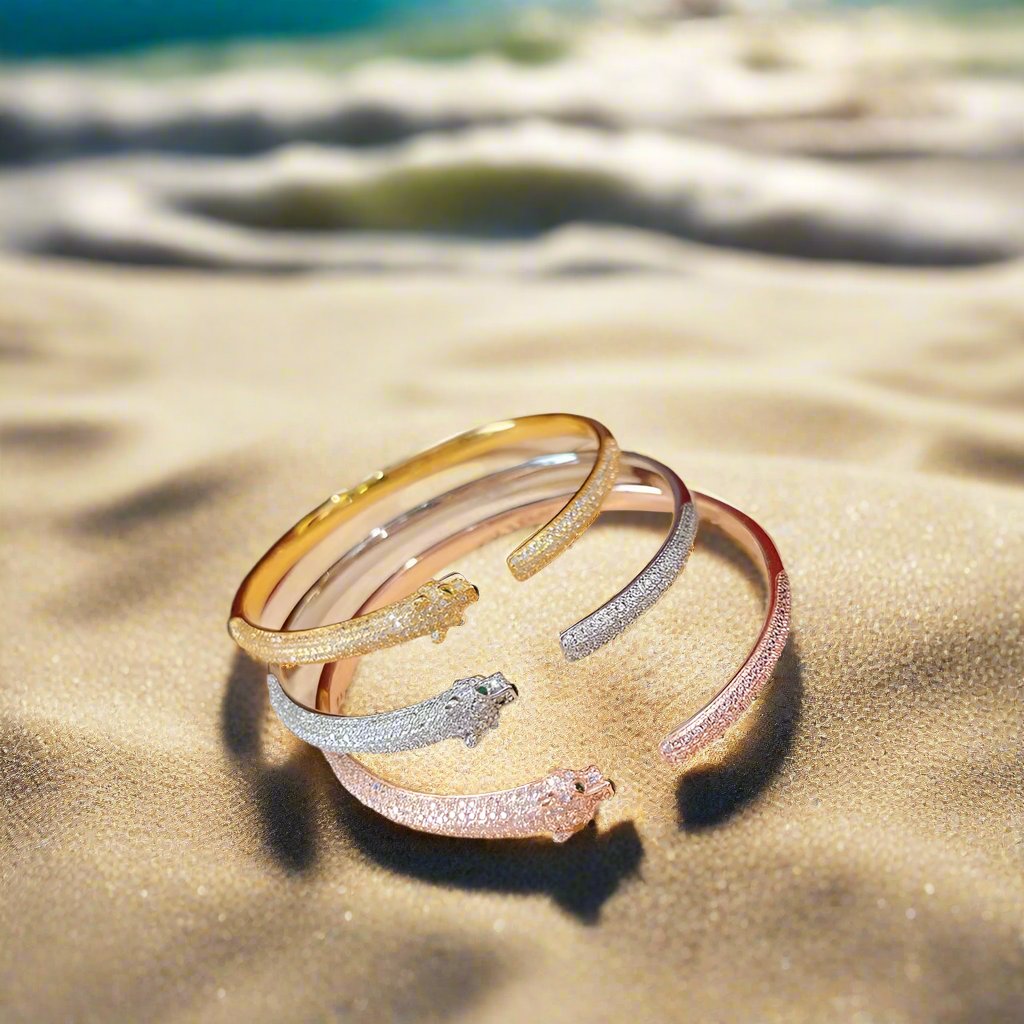Roostick 18K Panthère De Diamonds Bracelet
