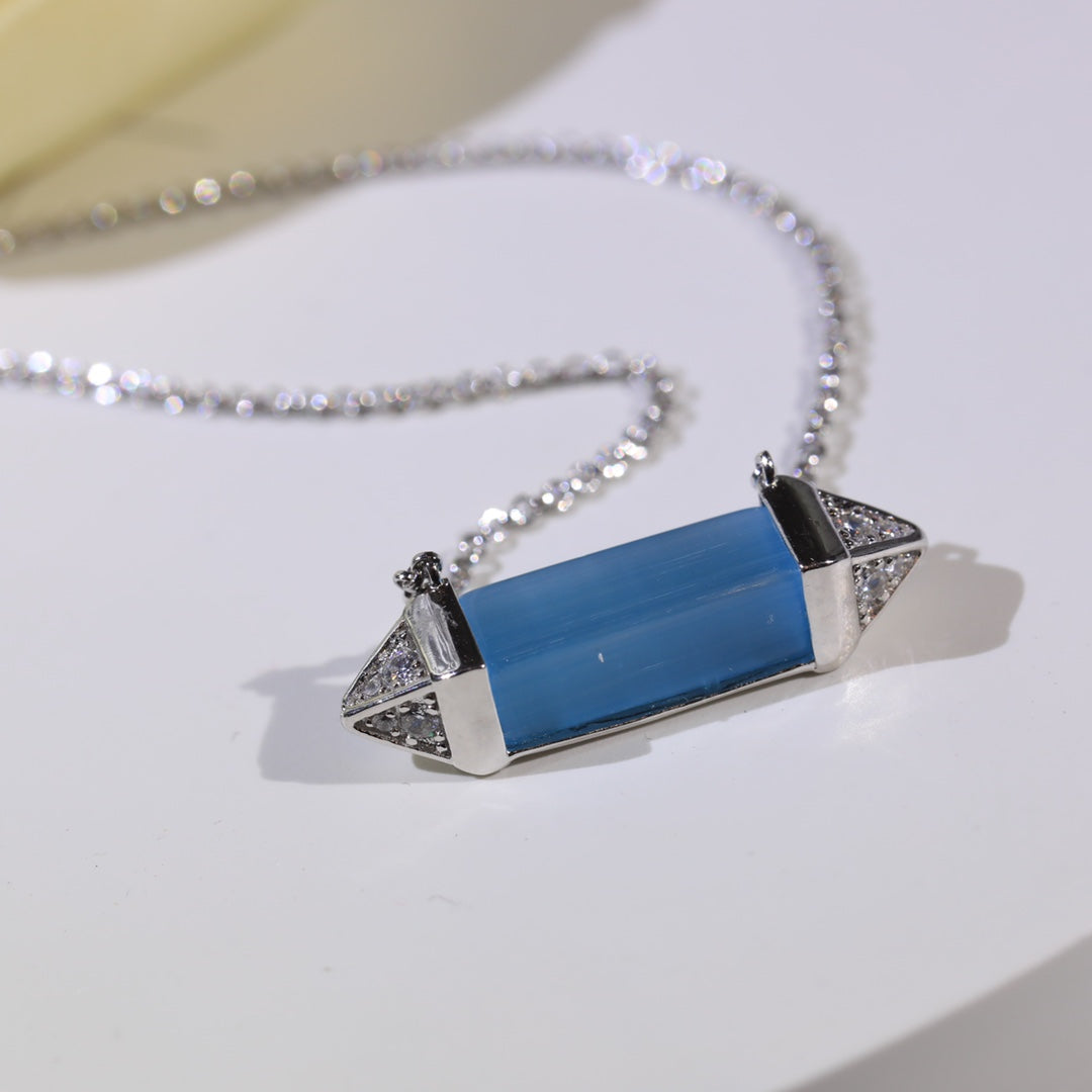 Roostick Les Berlingots De Blue Necklace