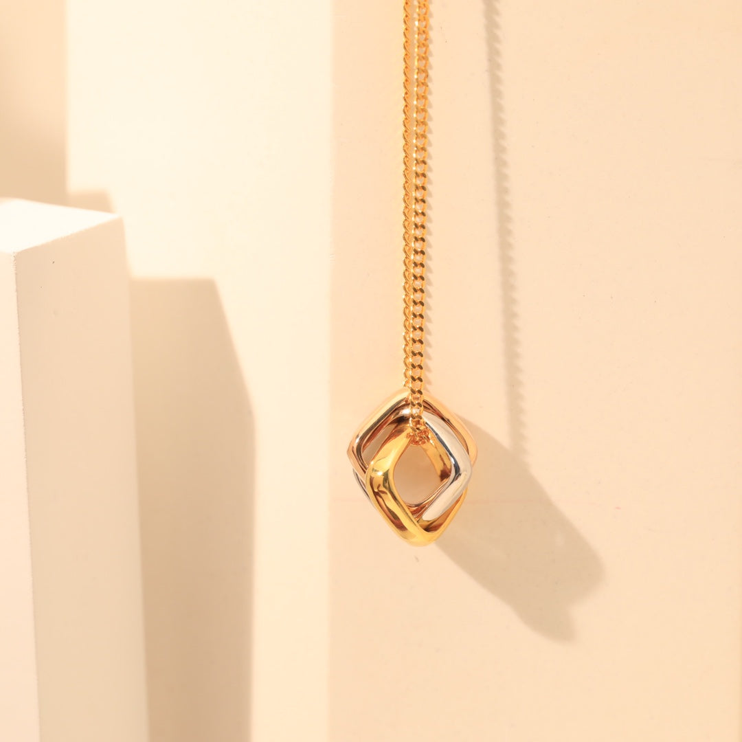 Roostick Trinity Cushion Necklace