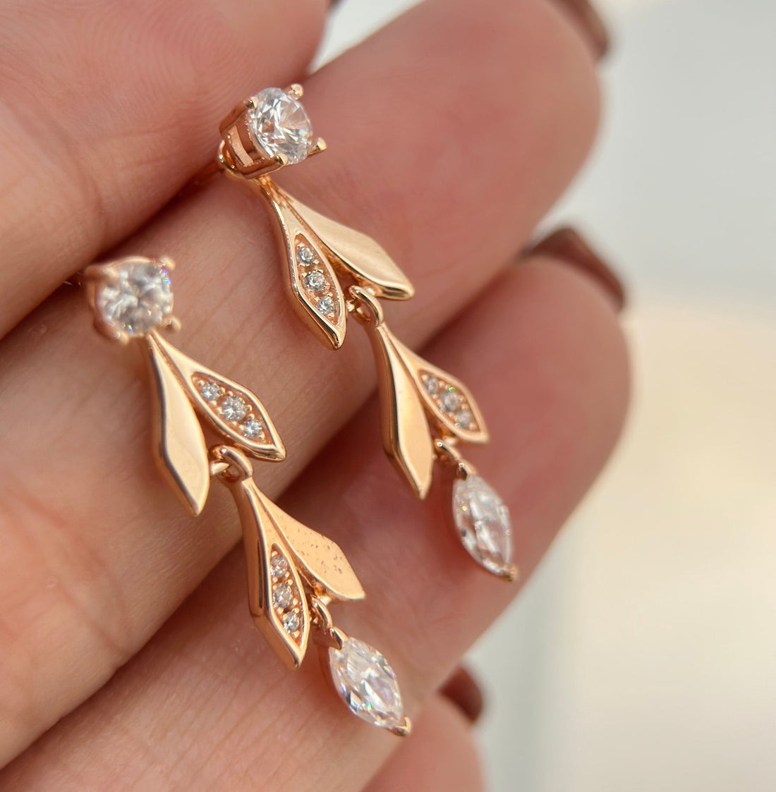 Roostick Vine Convertible Drop Earrings