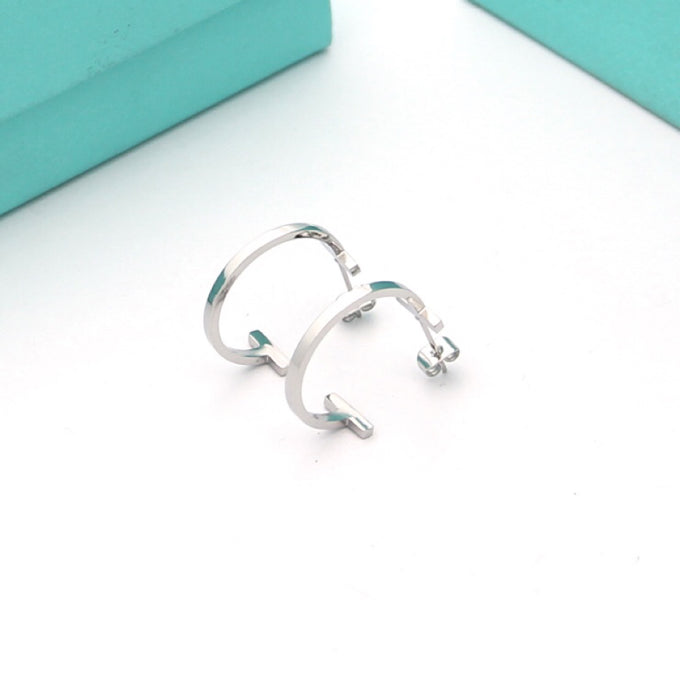Roostick T Hoop Earrings