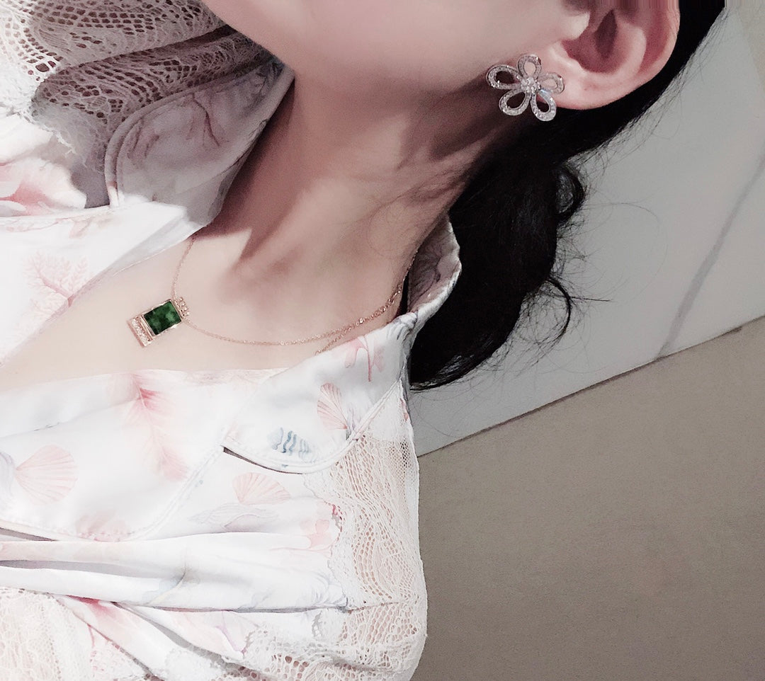 Roostick Flowerlace Diamonds Earrings