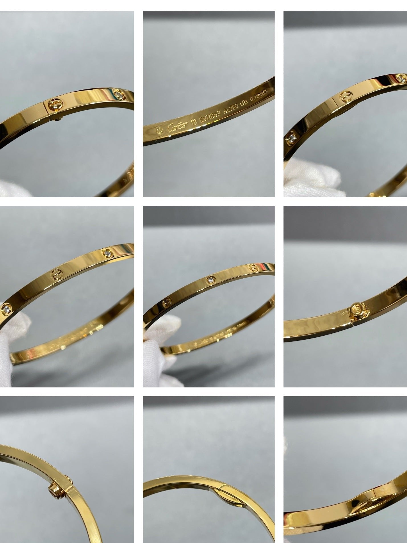 Roostick Love Six Diamonds Small Bracelet