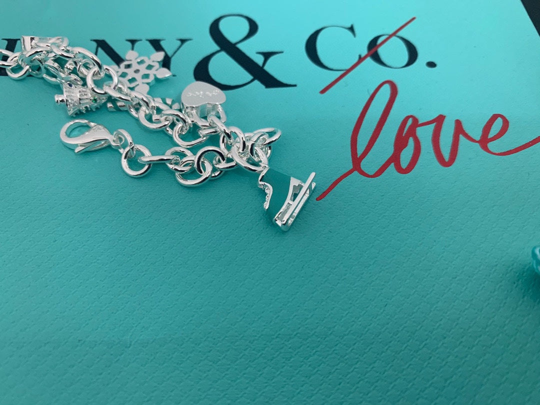 Roostick Christmas Tag Bracelet