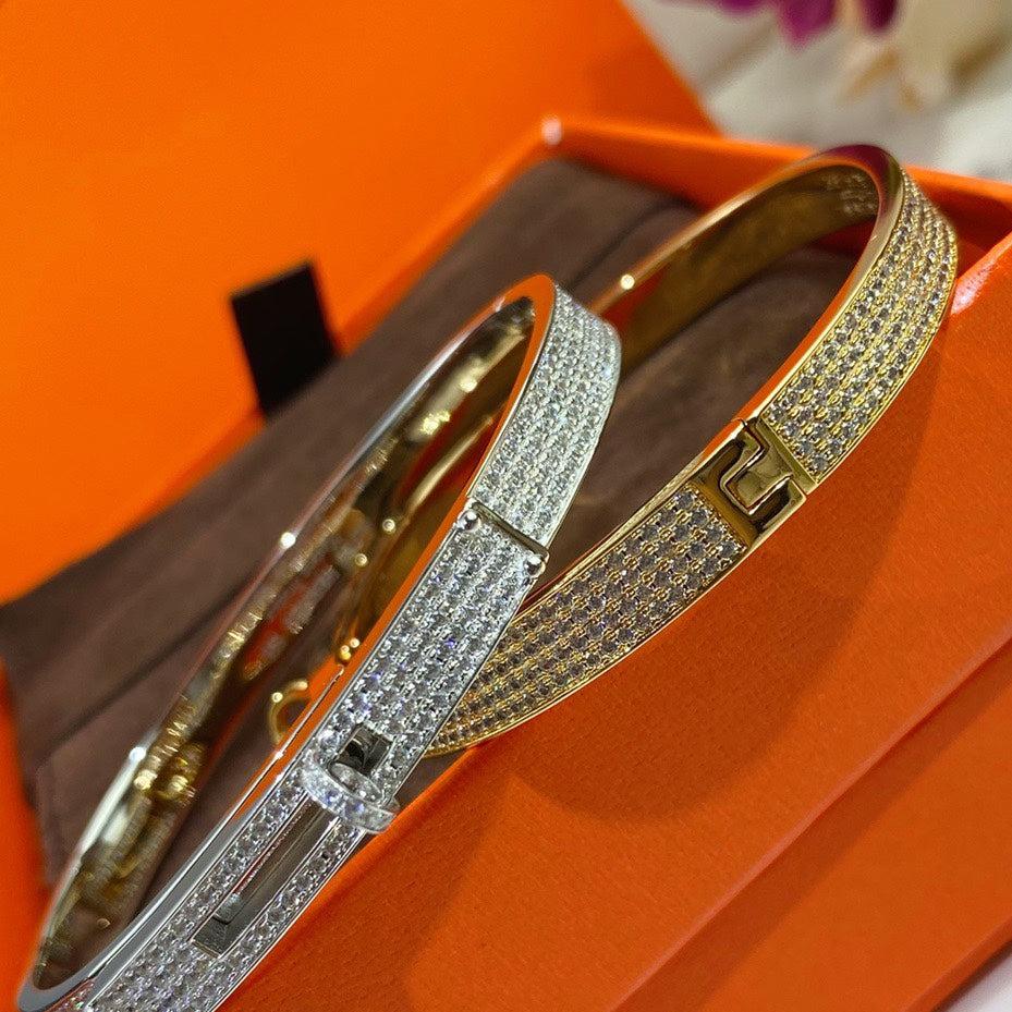 Roostick Kelly Diamonds H Bracelet