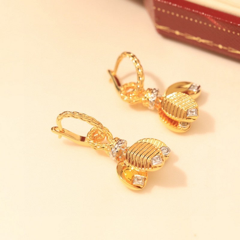 Roostick Grain De Café Earrings