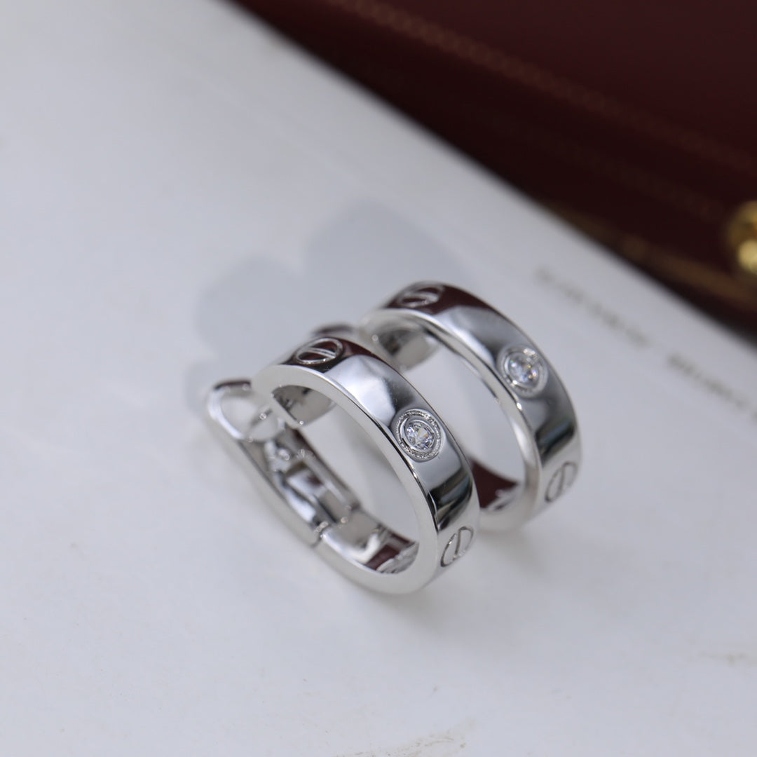 Roostick Love Two Diamonds Earrings