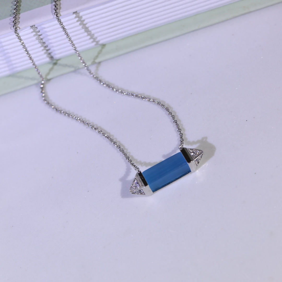 Roostick Les Berlingots De Blue Necklace