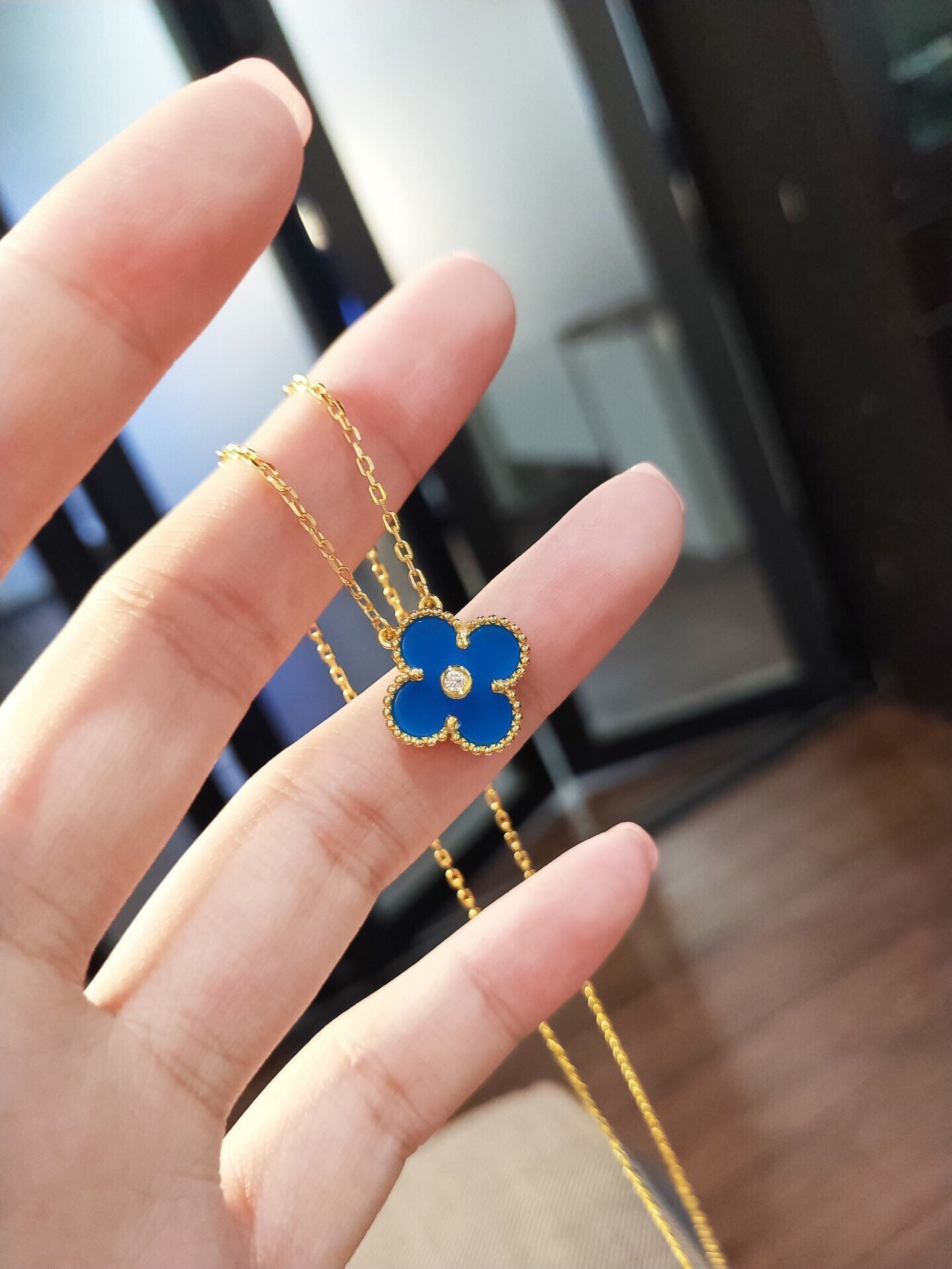 Roostick Vintage Alhambra Agent Clover Necklace
