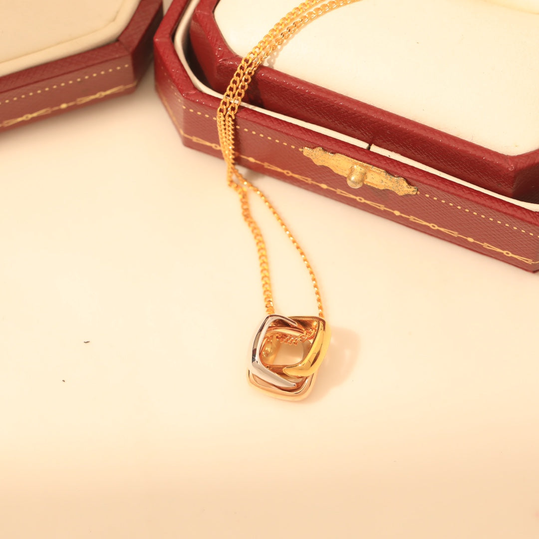 Roostick Trinity Cushion Necklace