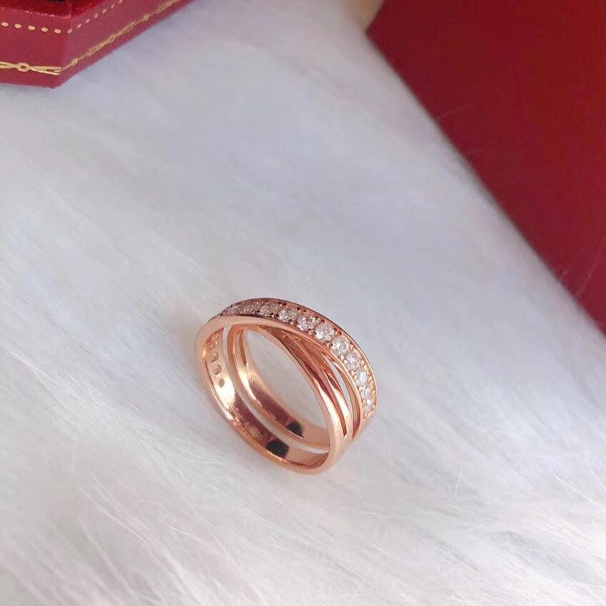 Roostick Etincelle Diamond Crossover Ring