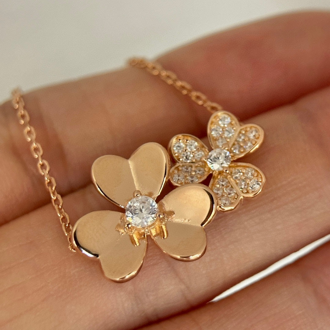 Roostick Frivole Clover Clover Necklace