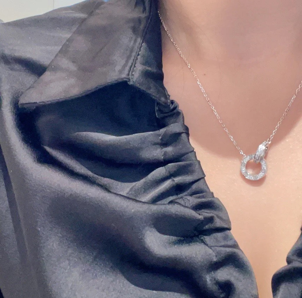 Roostick Love Diamonds Necklace Pavé