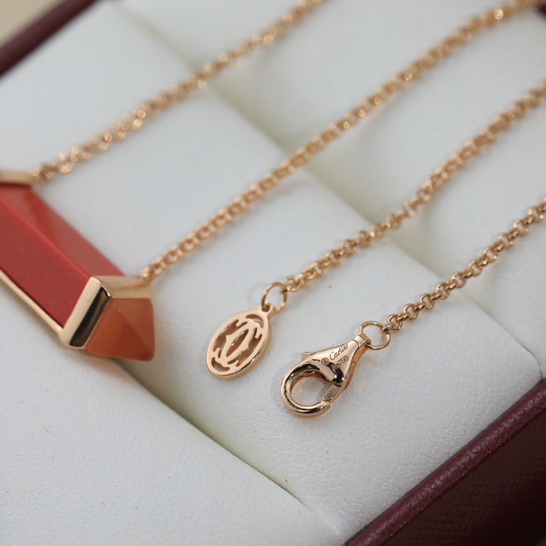 Roostick Les Berlingots De Pink Necklace