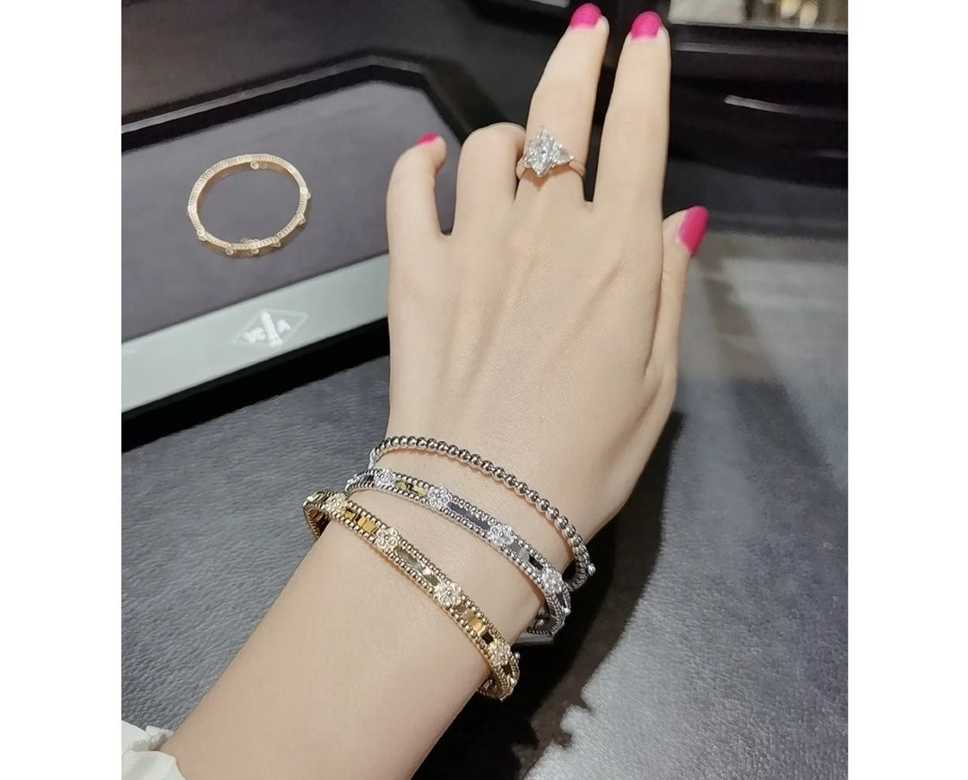 Roostick Perlée Sweet Clovers Small Bracelet
