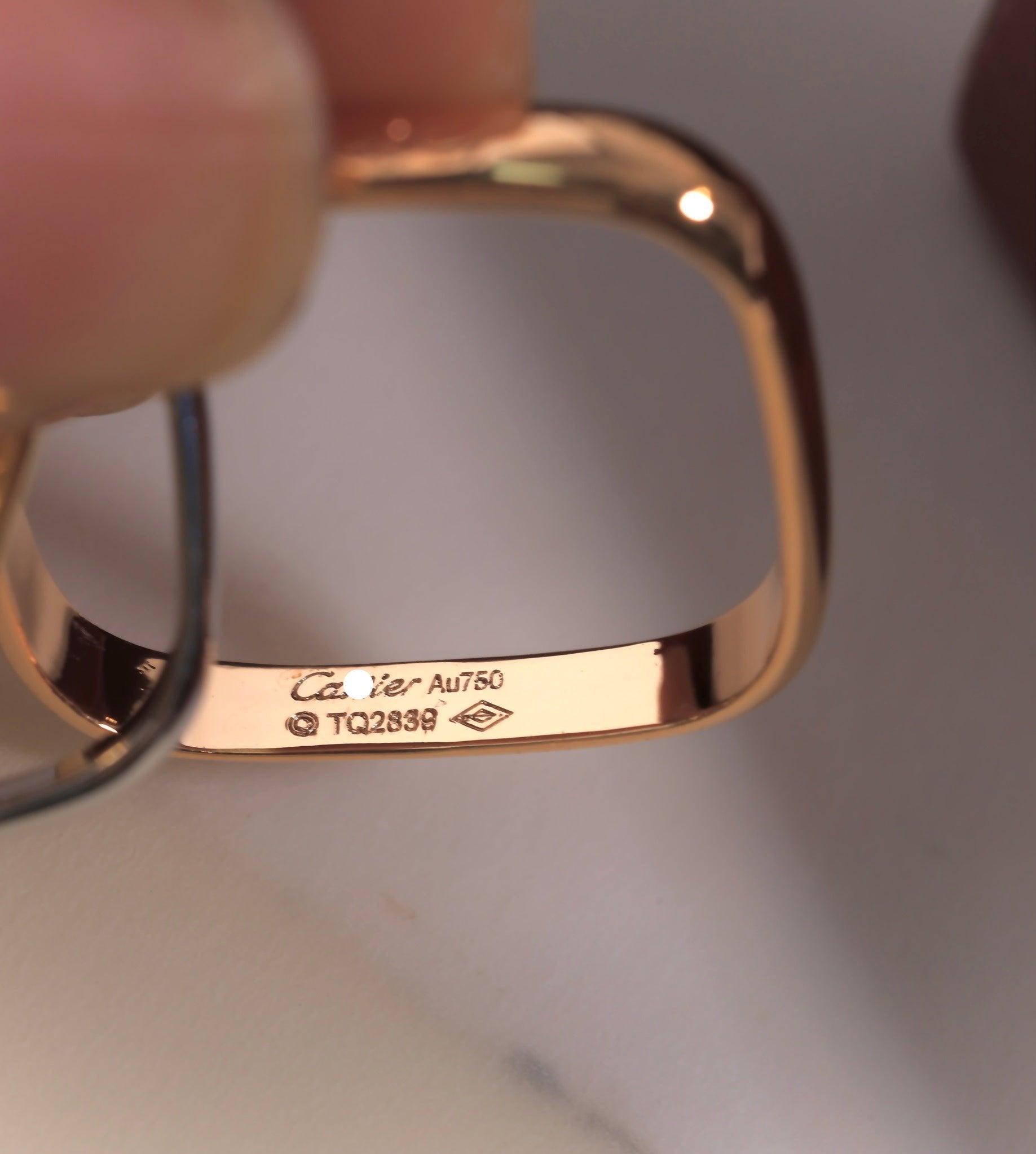 Roostick Trinity Cushion Ring