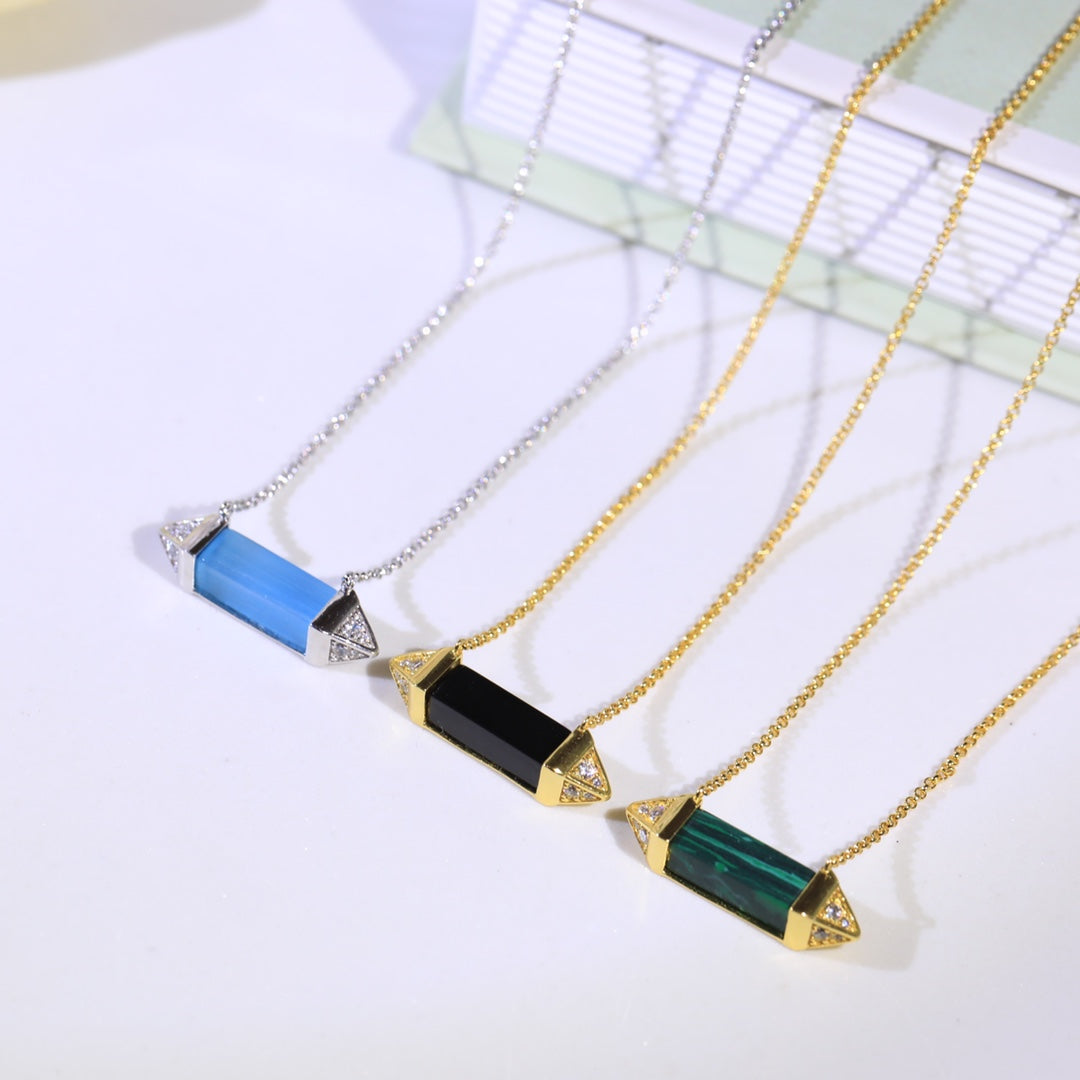 Roostick Les Berlingots De Blue Necklace