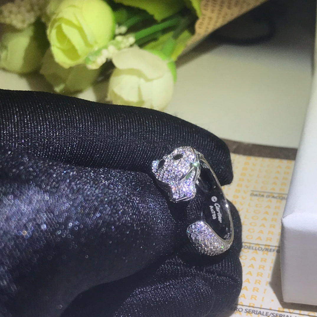 Roostick Panthère De Open Diamond Ring