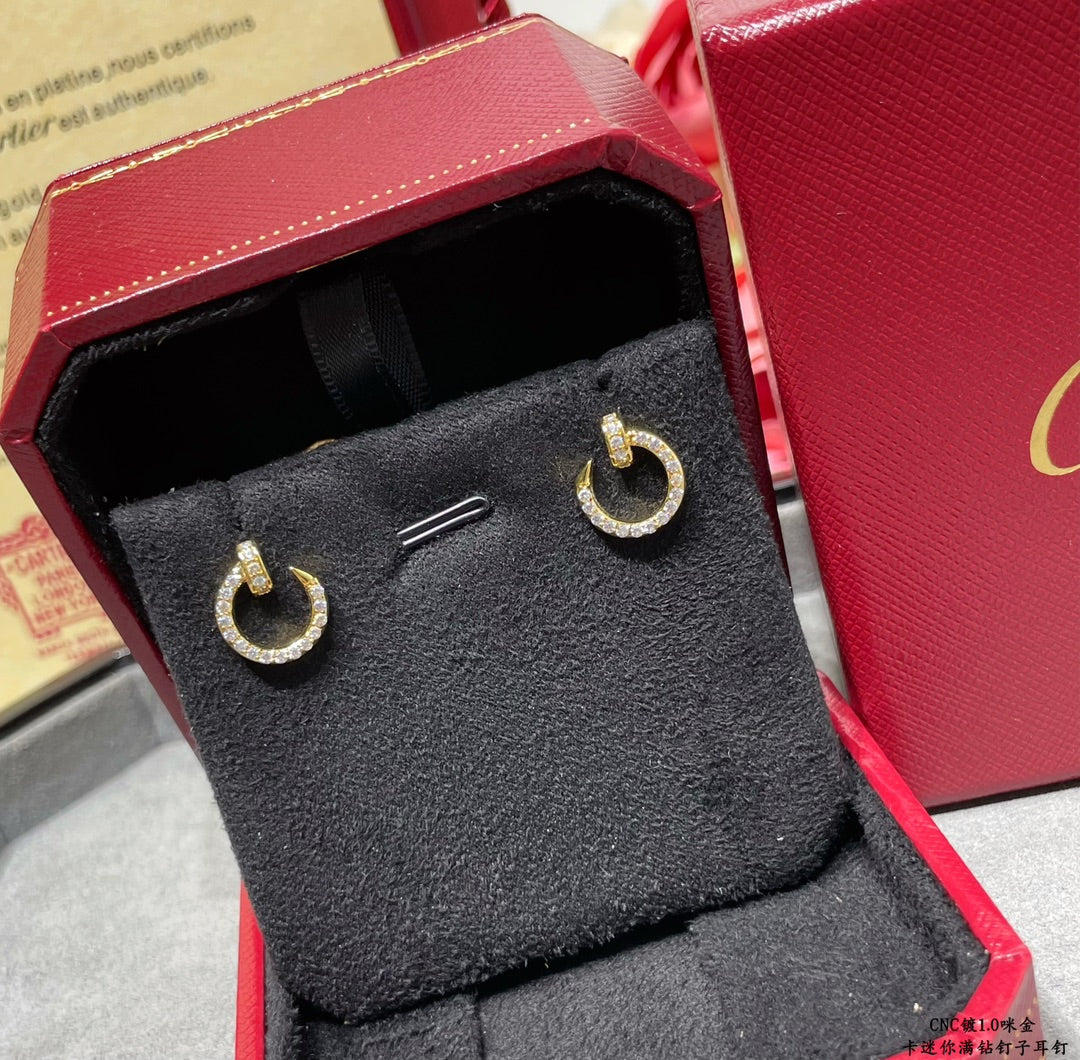 Roostick Juste Un Clou Small Diamond Earrings