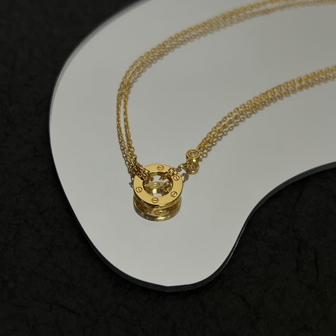Roostick Love Two Diamond Necklace