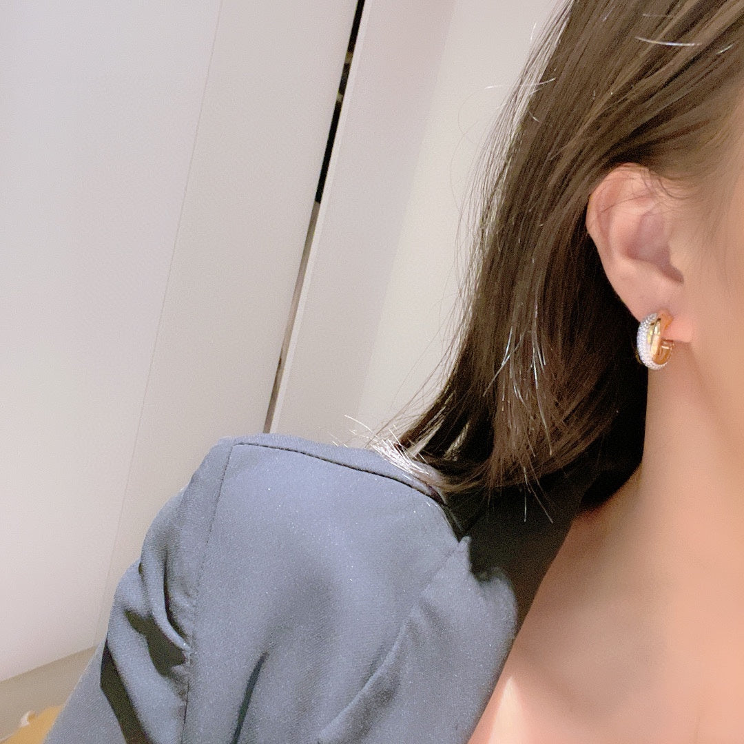 Roostick Trinity Diamond Earrings