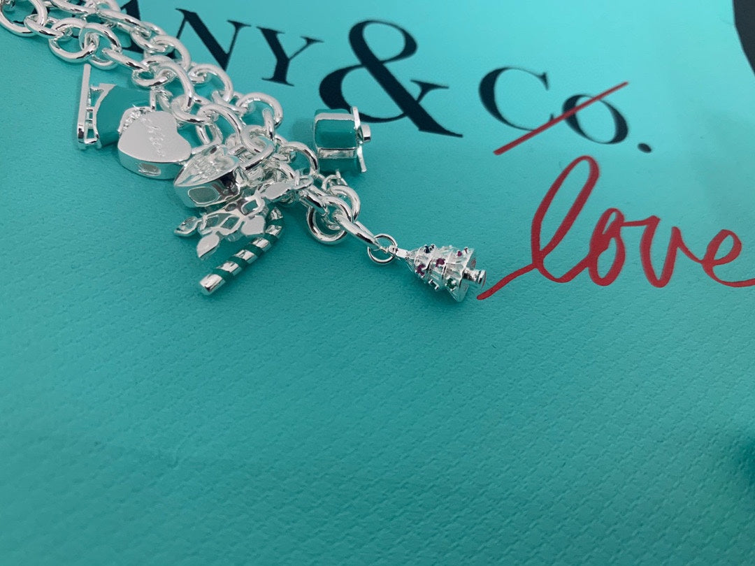 Roostick Christmas Tag Bracelet