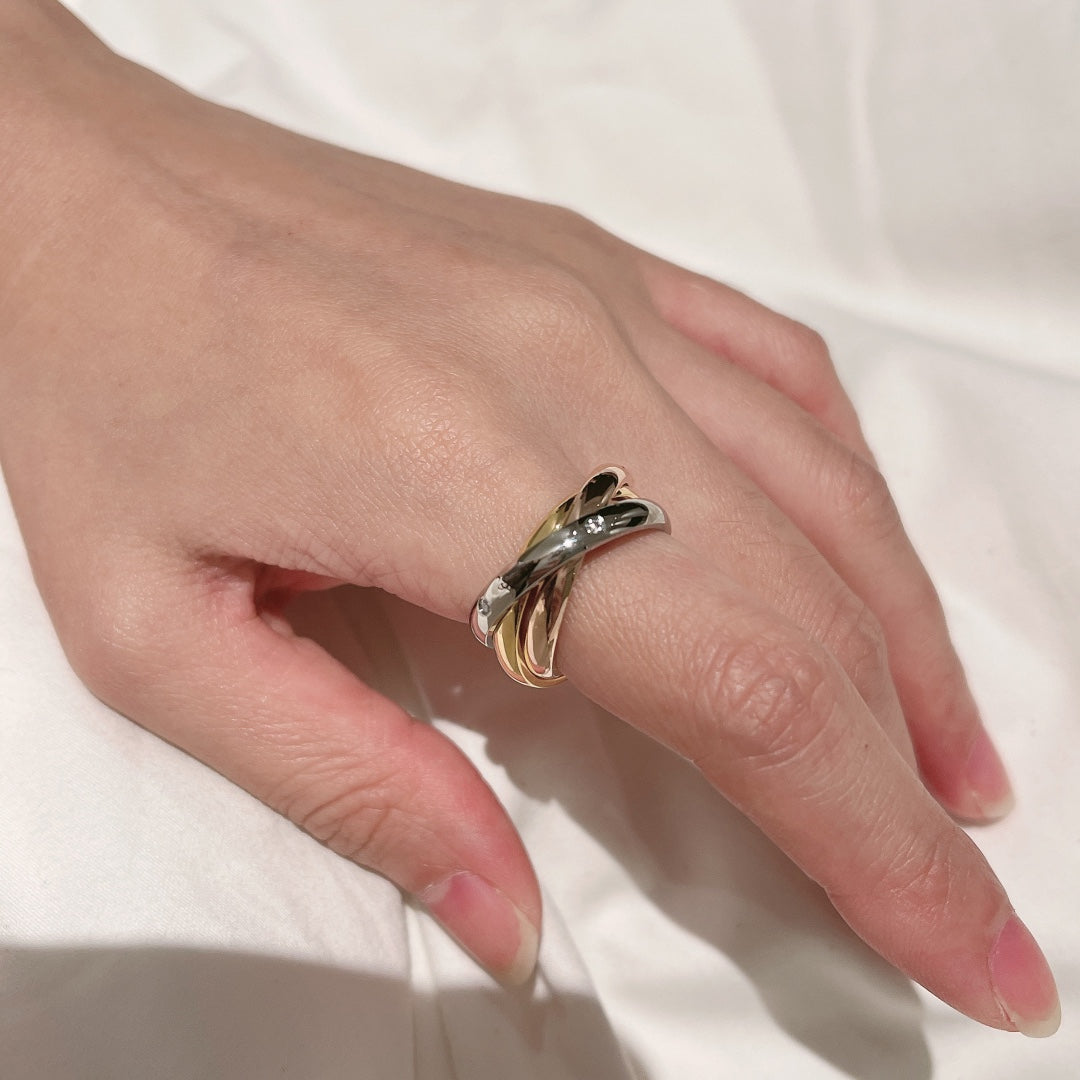 Roostick Trinity Classic Five Diamonds Ring