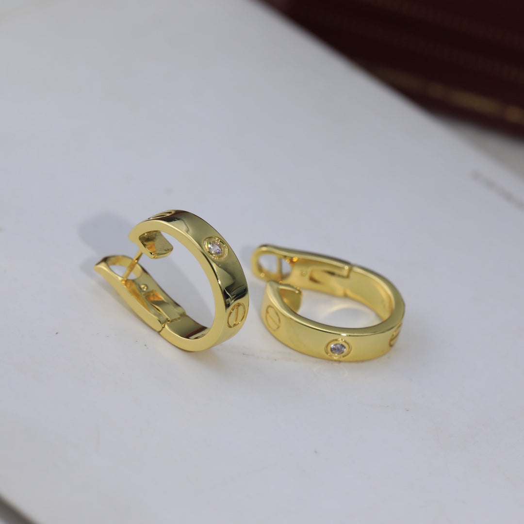 Roostick Love Two Diamonds Earrings