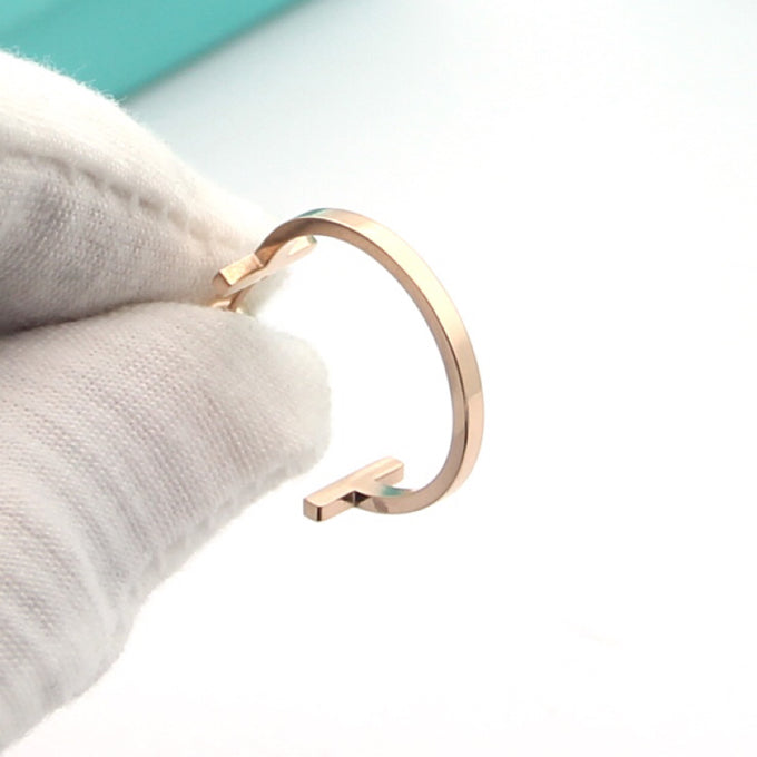 Roostick T Hoop Earrings