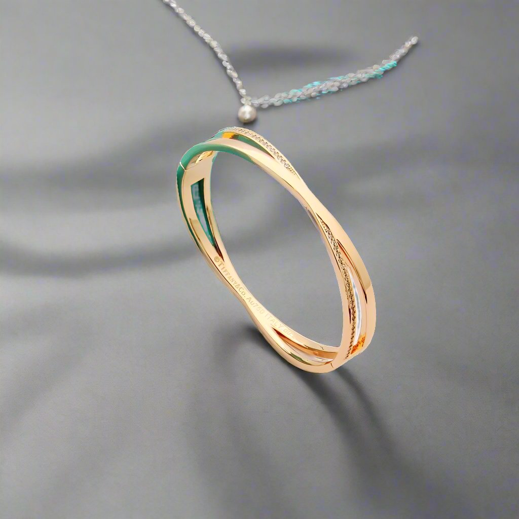 Roostick Atlas X Narrow Hinged Bangle Bracelet