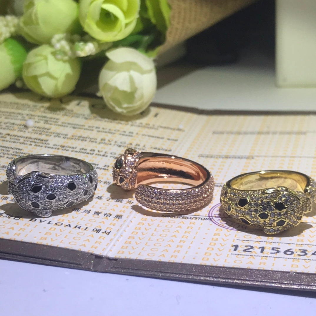 Roostick Panthère De Open Diamond Ring