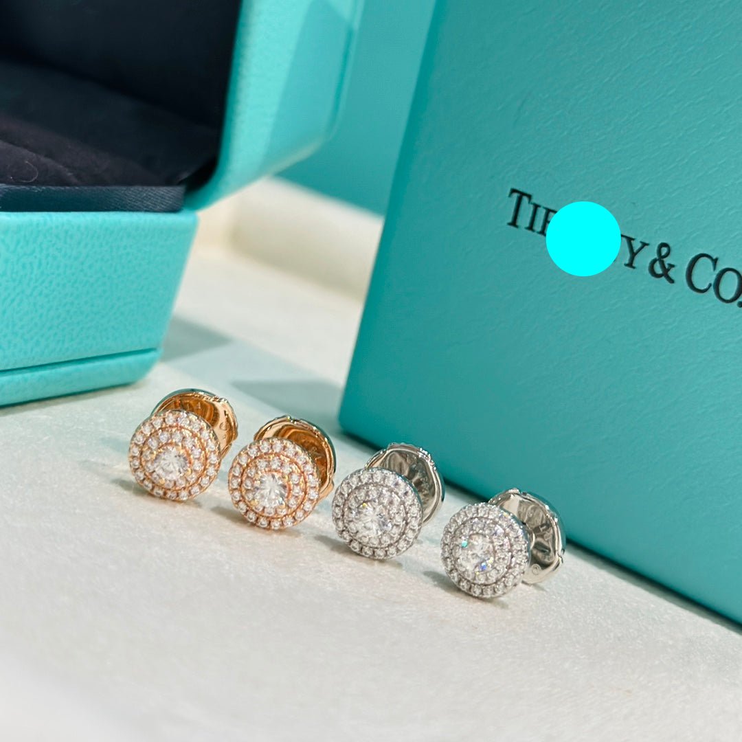 Roostick T Soleste Diamonds White Gold Earrings