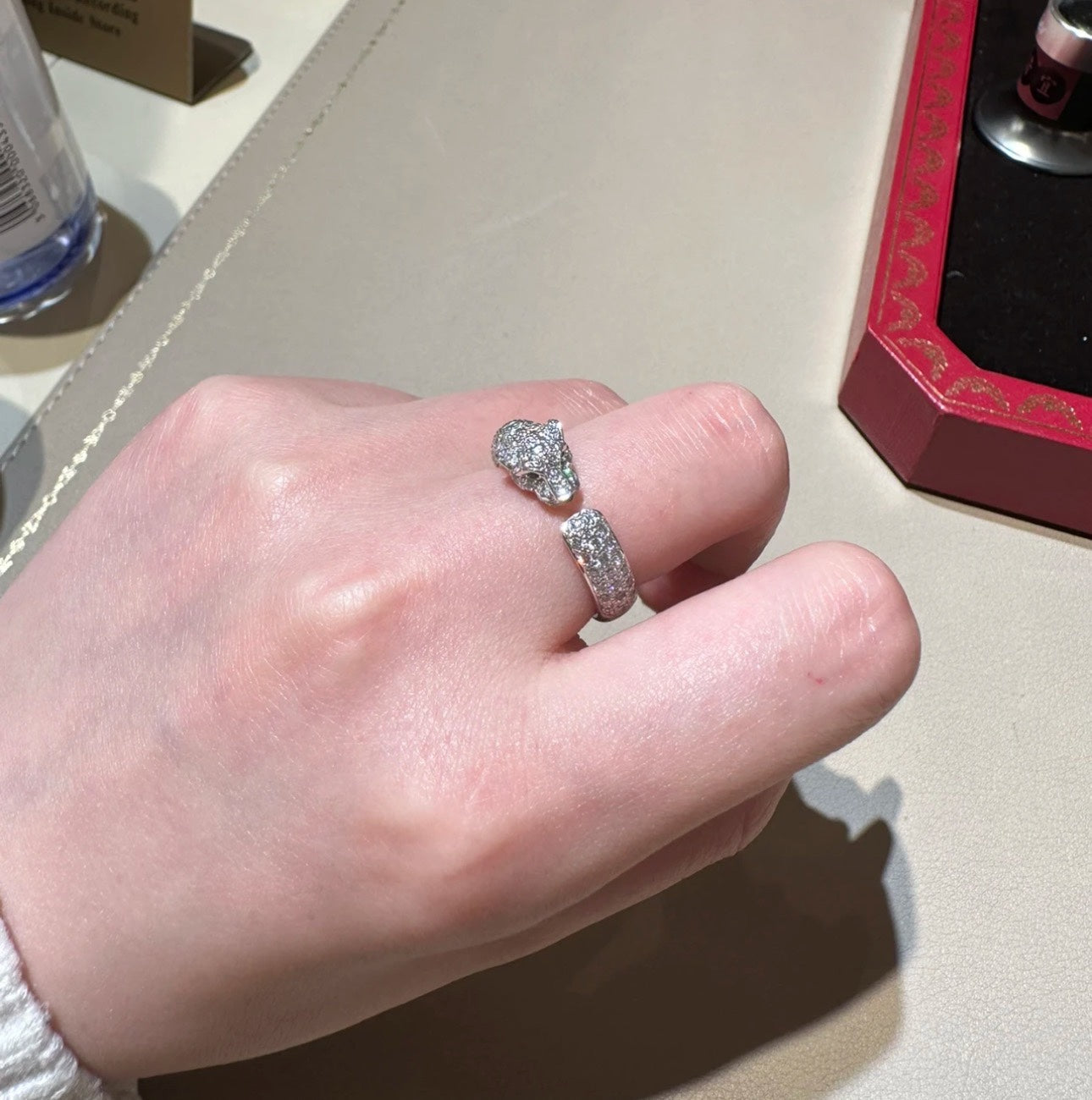 Roostick Panthère De Full Diamond Ring