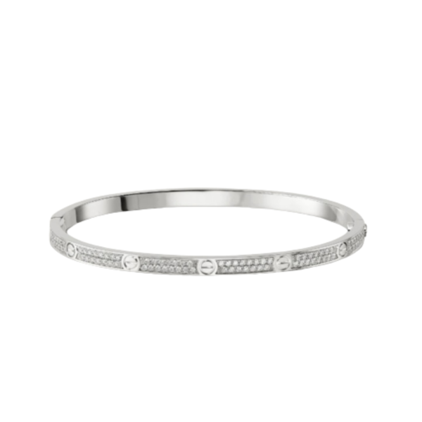 Love Diamond Paved Bracelet
