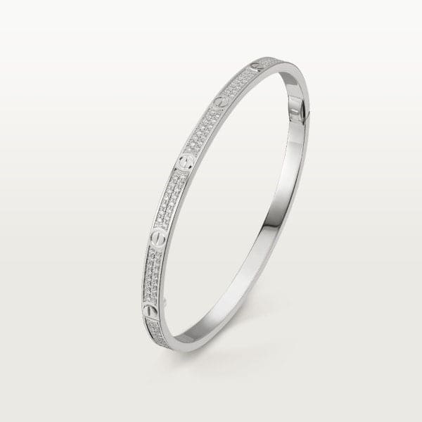 Love Diamond Paved Bracelet