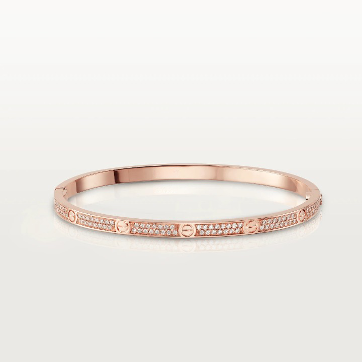 Love Diamond Paved Bracelet