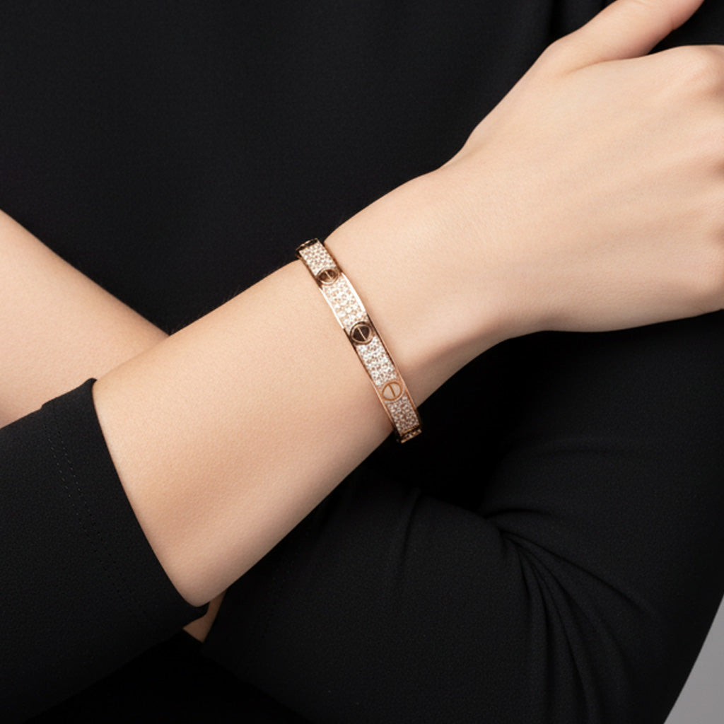 Love Pave Diamonds Bracelet