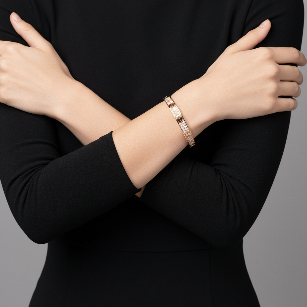 Love Pave Diamonds Bracelet