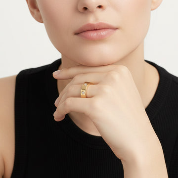 Love Wedding Eight Diamonds Ring