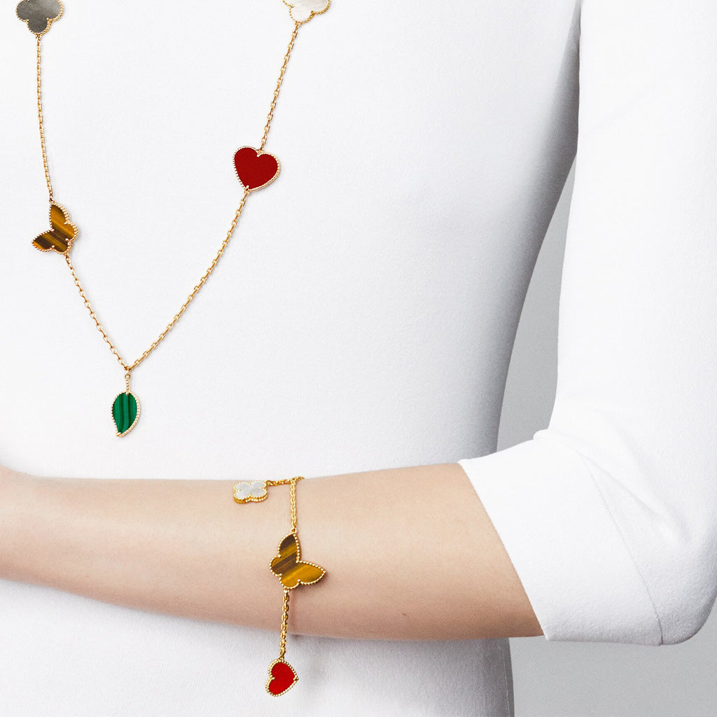 Lucky Alhambra Four Motifs Clover Bracelet